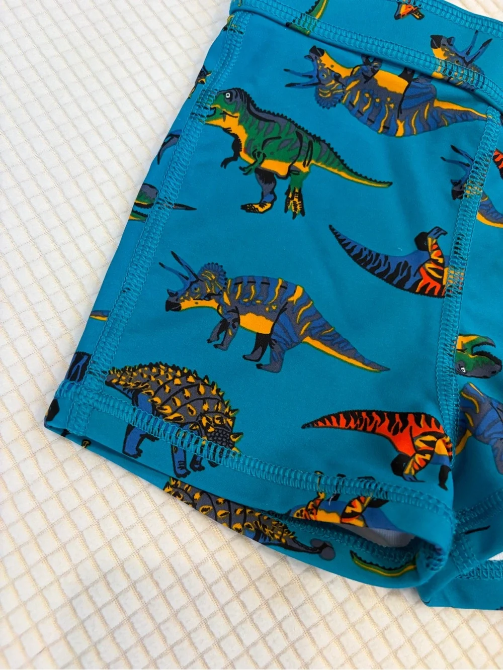 Hanna Andersson Dinosaur Print  lToddler Swim Shorts